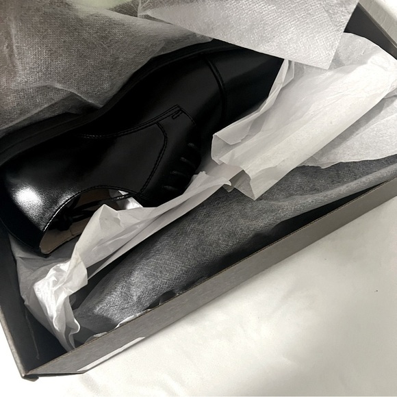 Florsheim Kids Reveal Cap Toe Oxford JR New in Box Black Size 5.5 MJ1716101 S24 - Picture 6 of 7